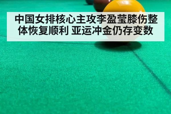 中国女排核心主攻李盈莹膝伤整体恢复顺利 亚运冲金仍存变数